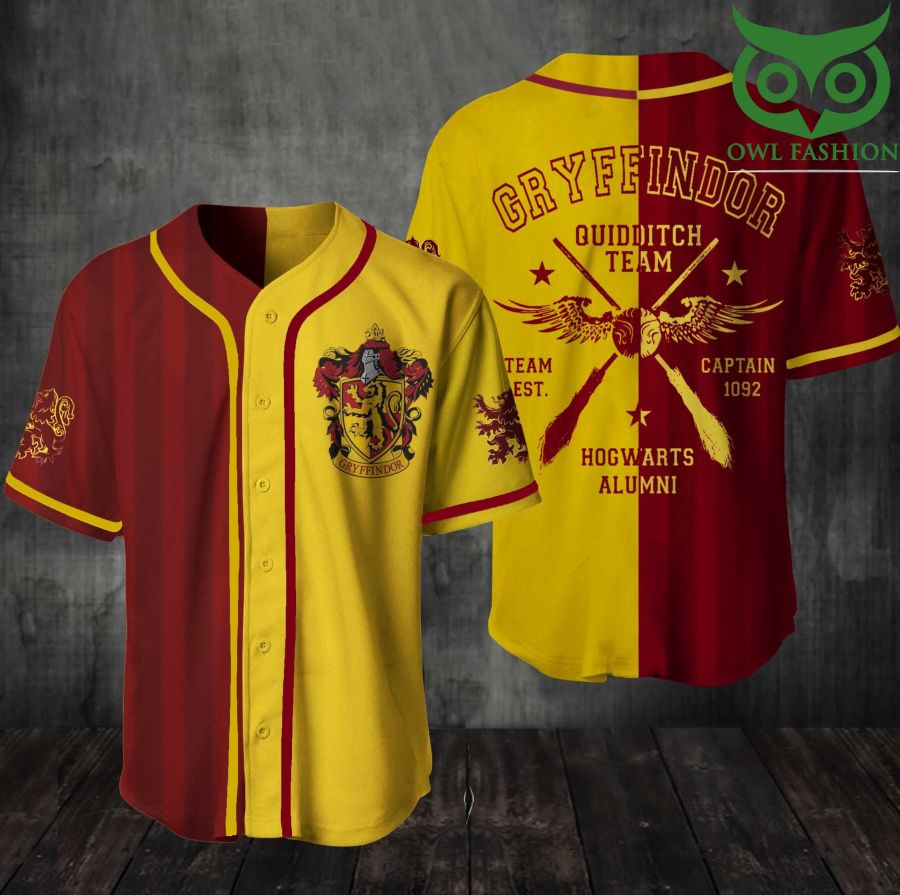 66 Hogwarts Gryffindor HP Baseball Jersey shirt