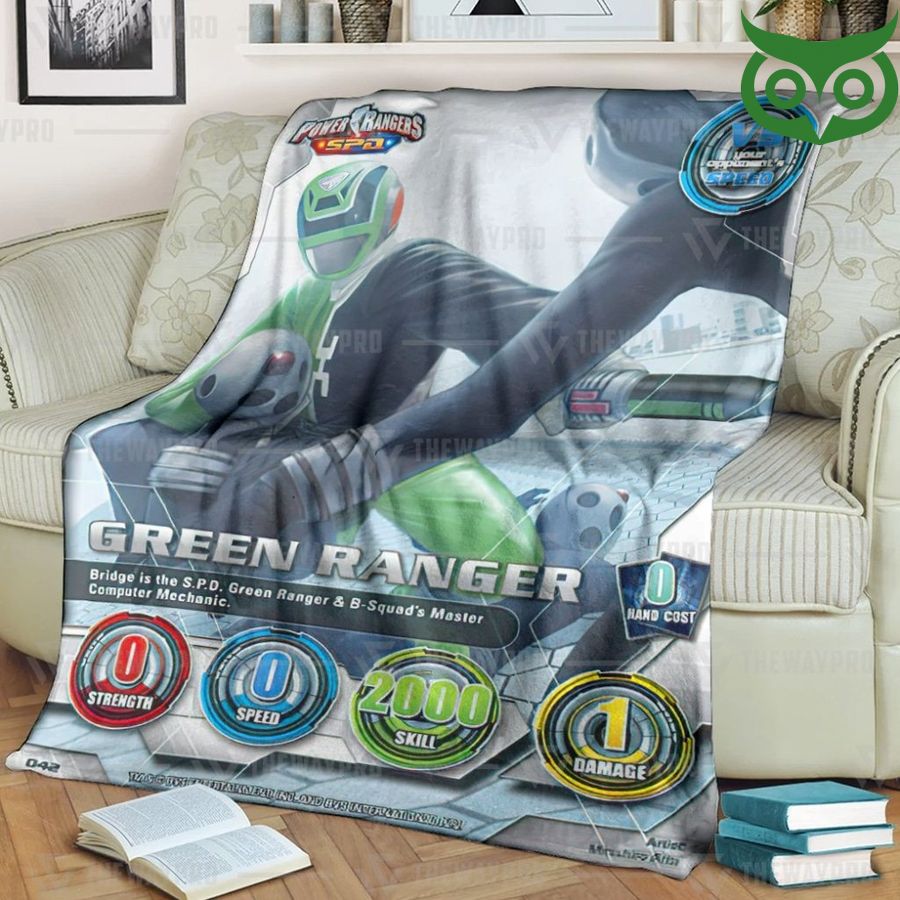 90 Power Ranger SPD Green Ranger Limited Fleece Blanket