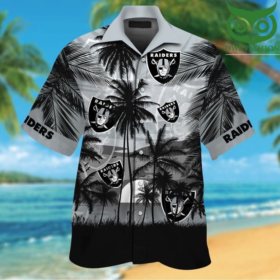 122 NFL Las Vegas Raiders Tropical Hawaiian Shirt