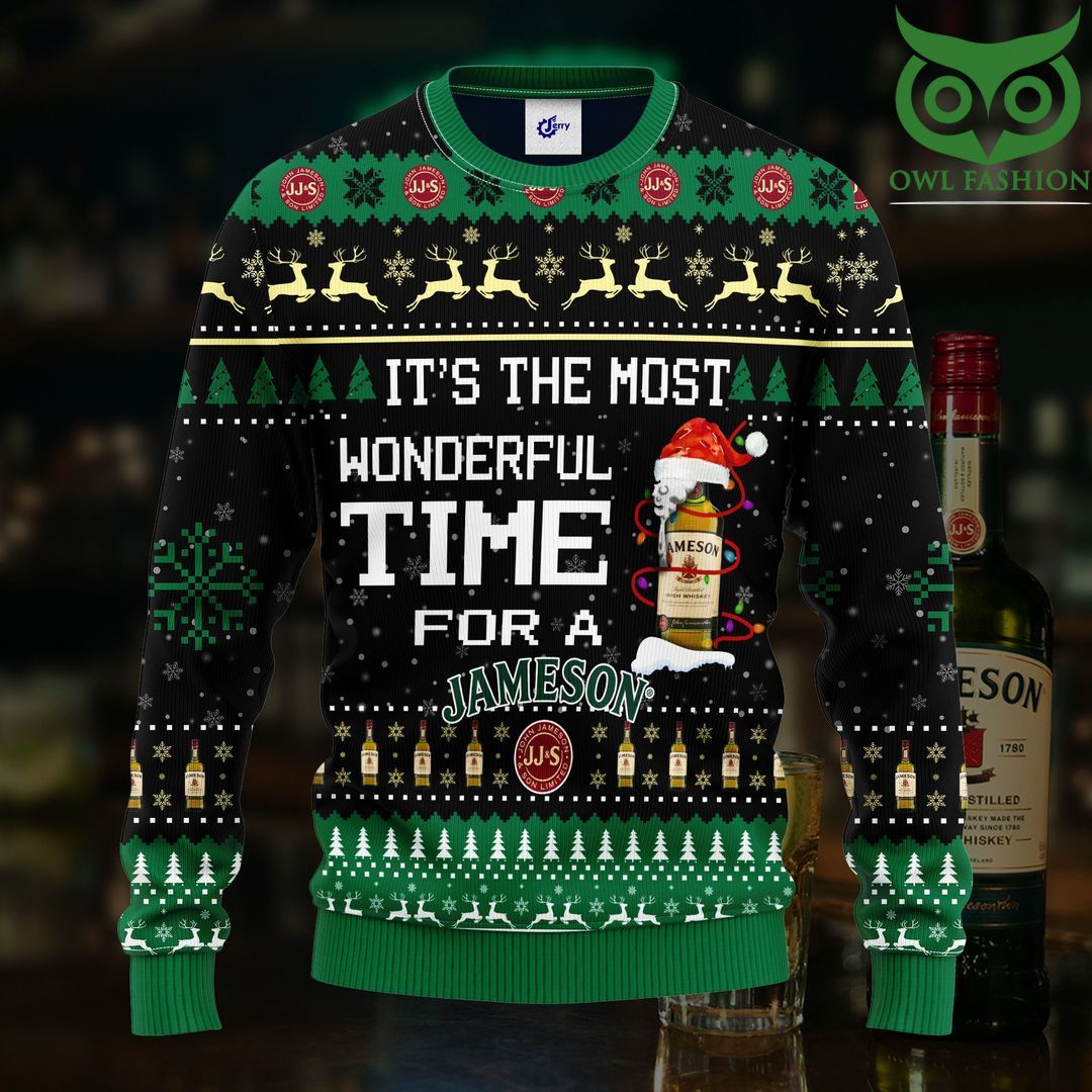 161 Most Wonderful Time For A Jameson Christmas Sweater