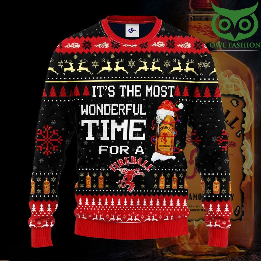 55 Most Wonderful Time For A Fireball Christmas Sweater