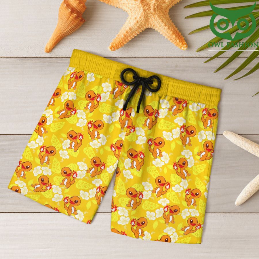 18 Pokemon Charmander Tropical Beach Shirt And Shorts