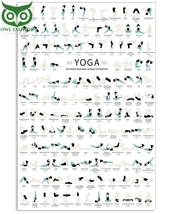 135 150 POSES YOUR BODY WISHES TO PRACTICE Yoga Vertical Poster
