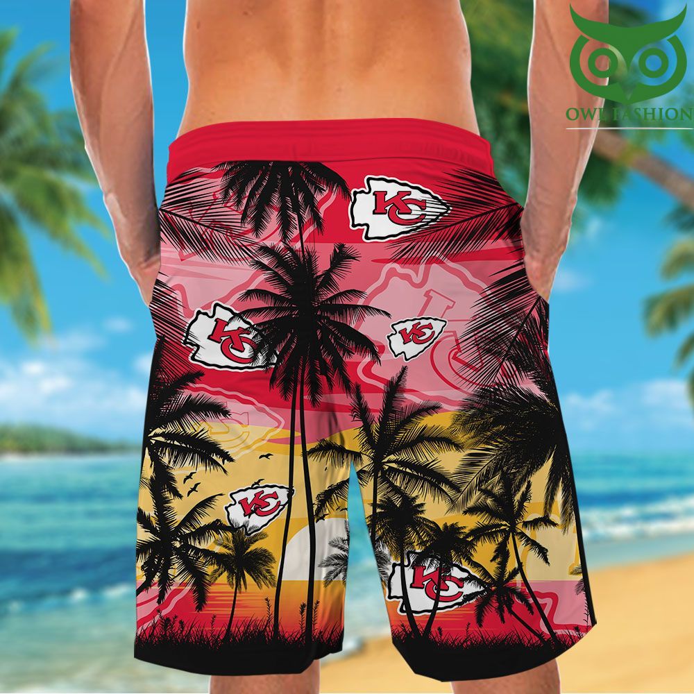 4 NFL Kansas City Chiefs Tropical Hawaiian Shirt