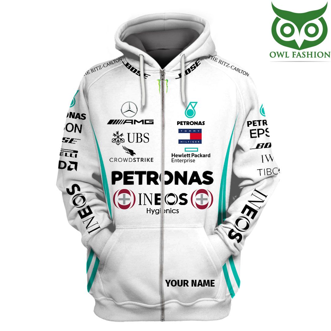 166 Personalized Petronas Ineos hygienic F1 racing hoodie and T shirt