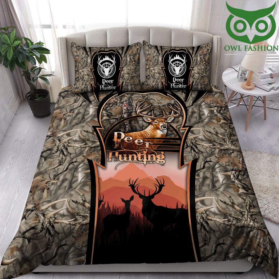 11 Hunting Deer Bough Color Bedding Set