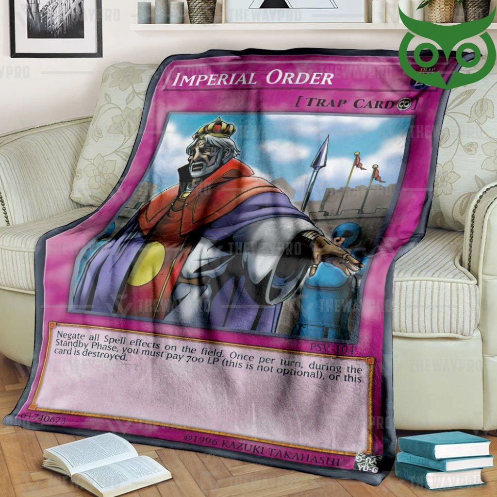 Anime YugiOh Imperial Order Limited Edition Fleece Blanket