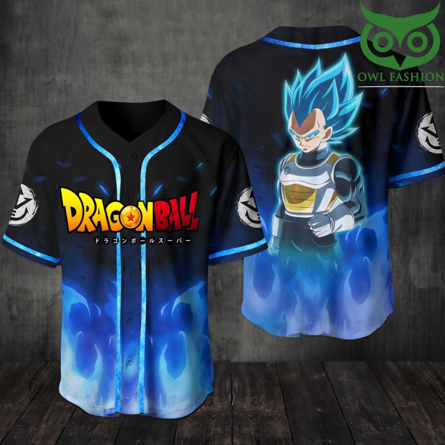 Dragon Ball Vegeta Baseball Jersey Shirt