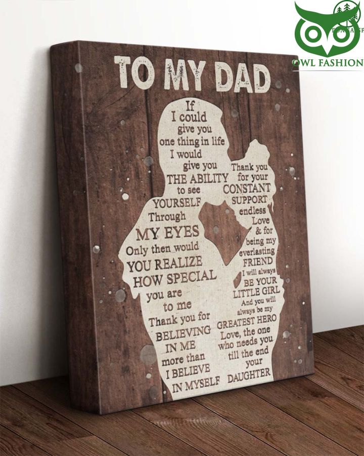 7 To My Dad How Special You Are To Me Wrapped Canvas Prints