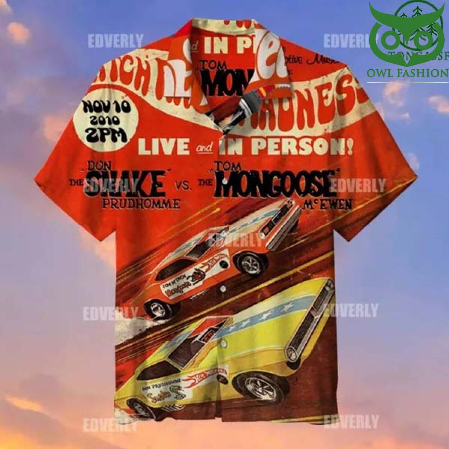 8 Hot wheels snake and mongoose Hawaiian Shirt T shirt