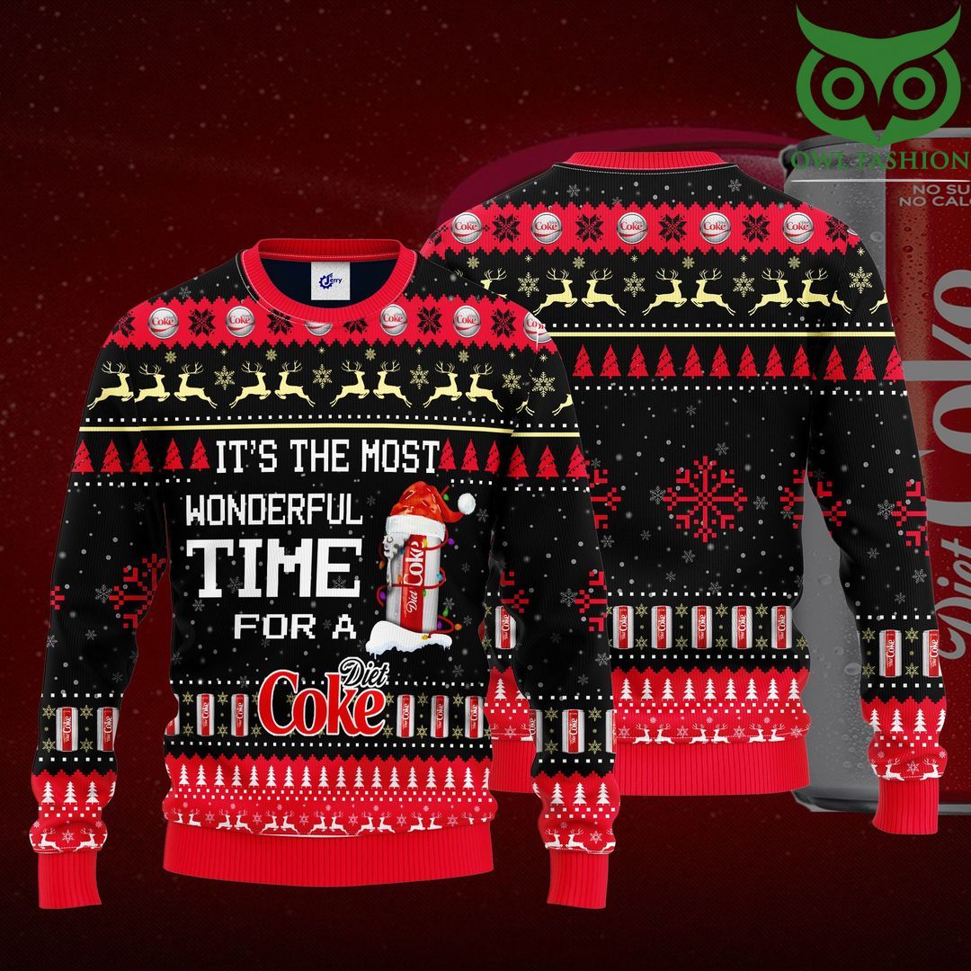 106 Most Wonderful Time For A Diet Coke Christmas Sweater