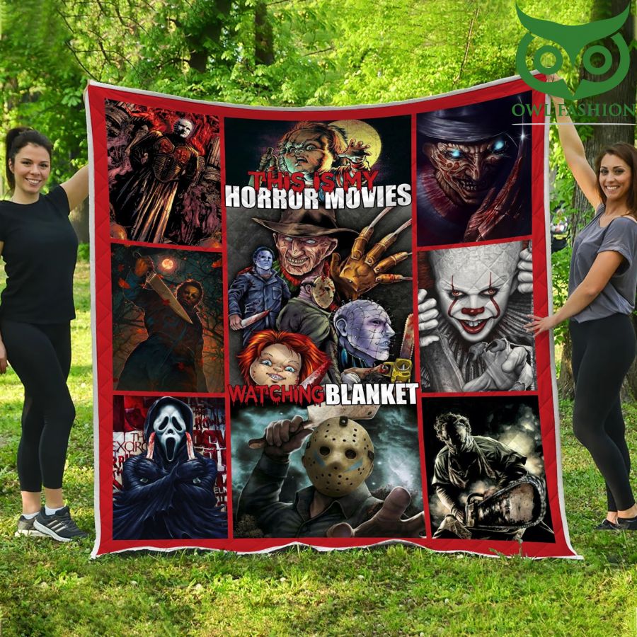 Horror Movies Halloween Quilt Blanket