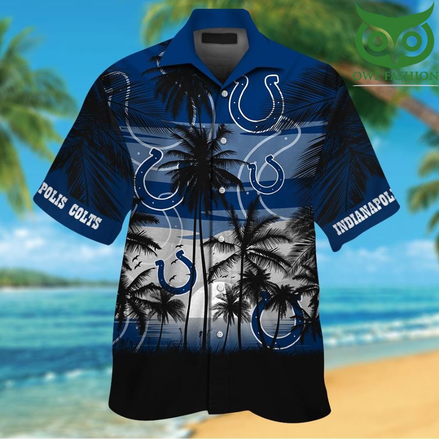 104 NFL Indianapolis Colts Tropical Hawaiian Shirt
