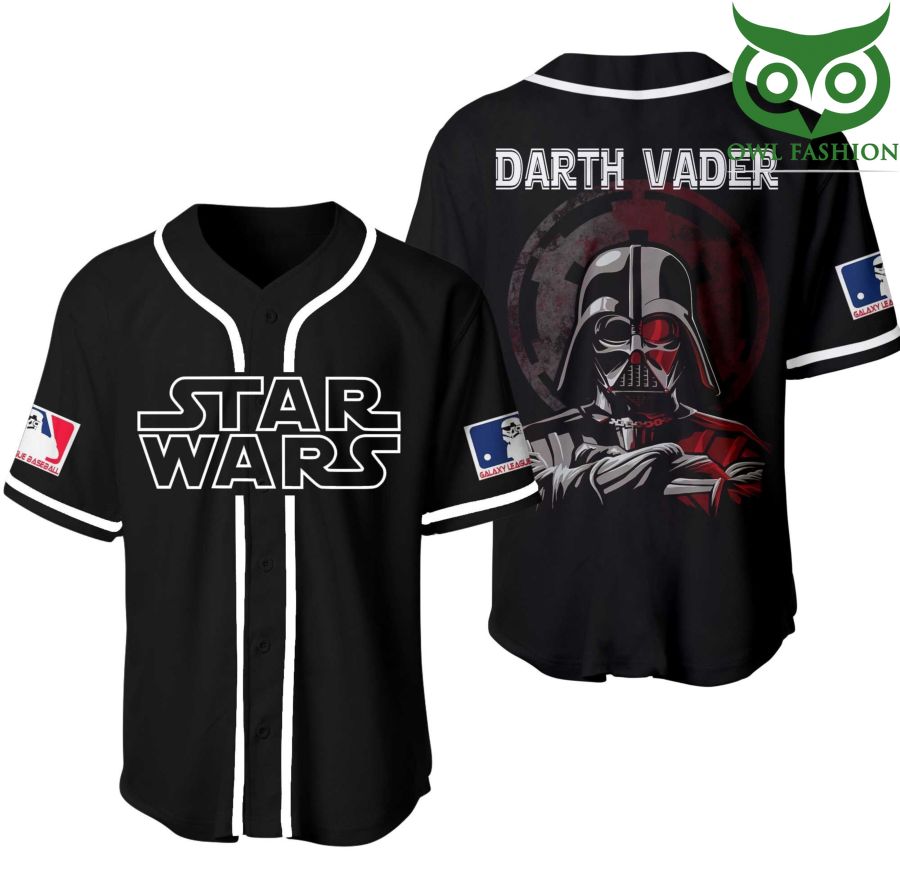 74 Personalized Star Wars Darth Vader Baseball Jersey Shirt