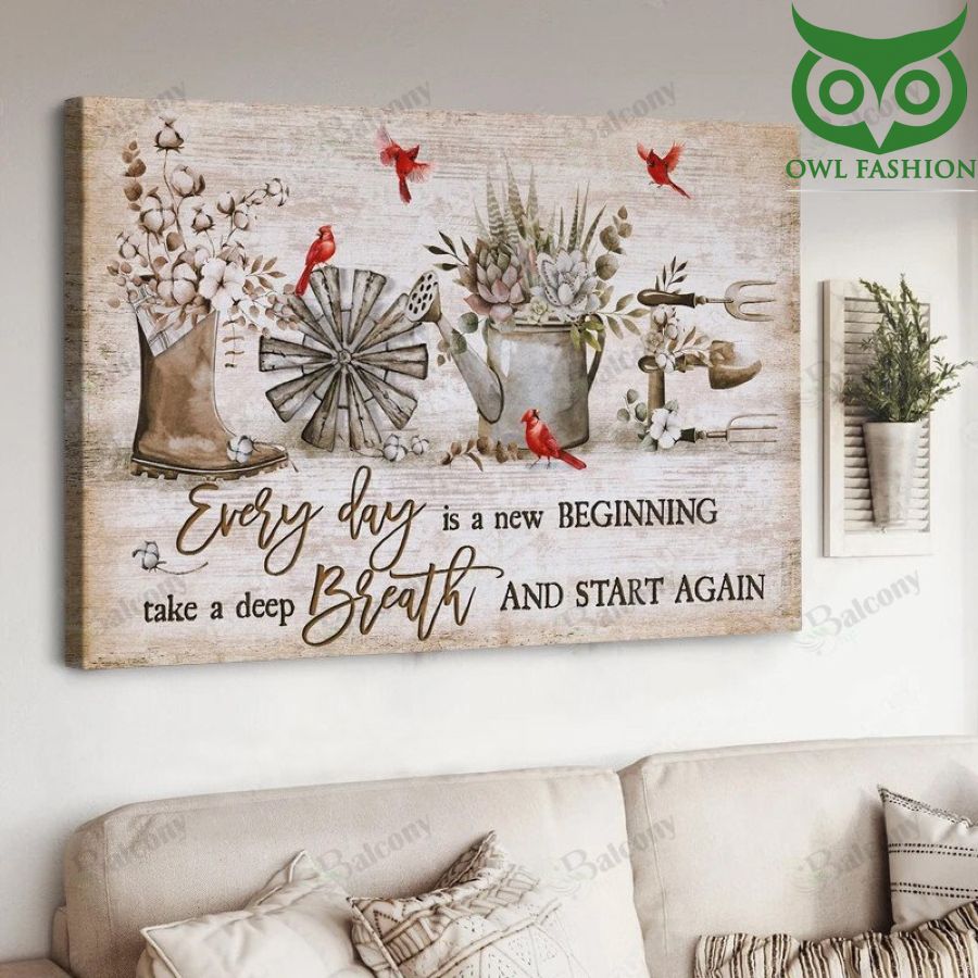 2 Everyday Is A New Beginning Canvas