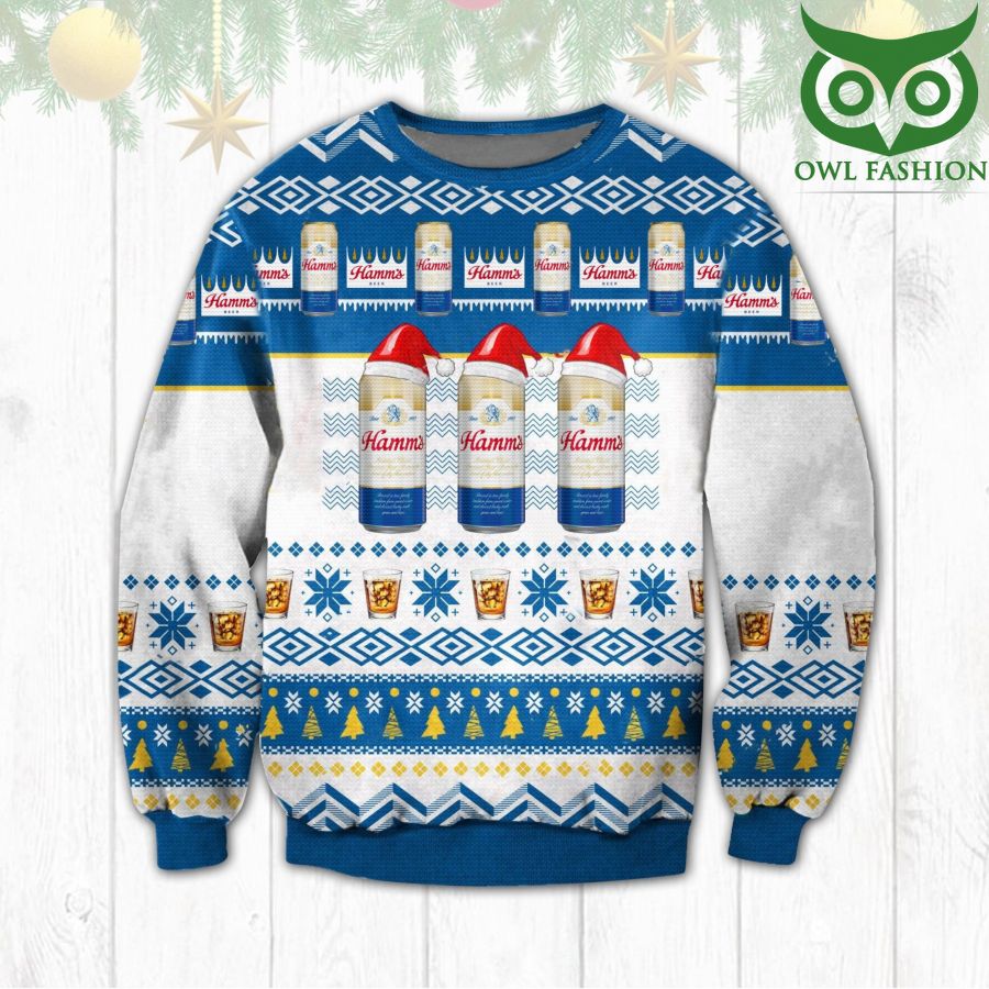 Hamm's Beer Ugly Wool Ugly Sweater