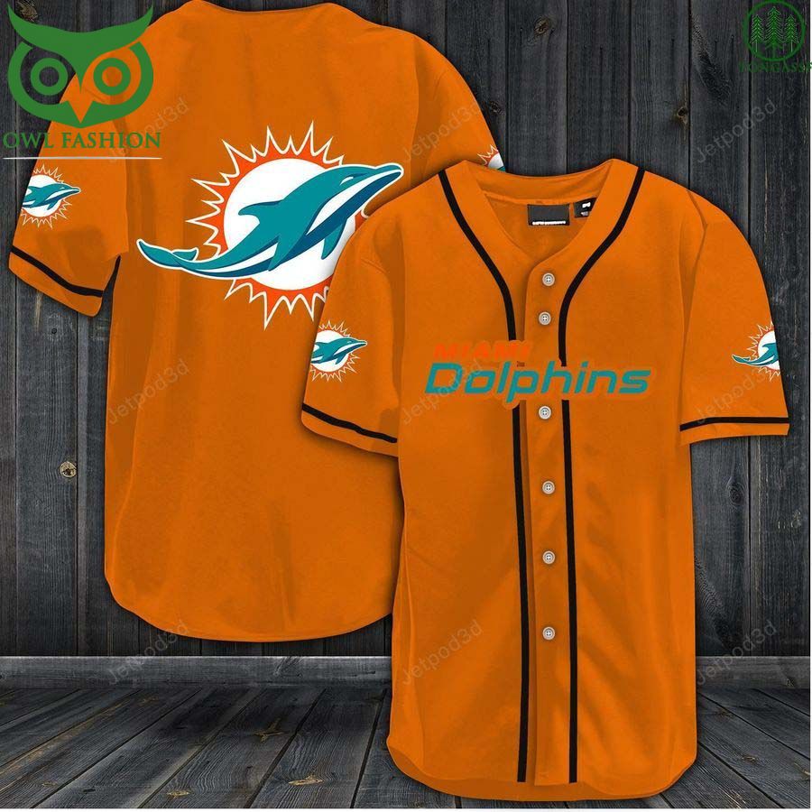 32 Miami Dolphins Baseball Jersey Shirt