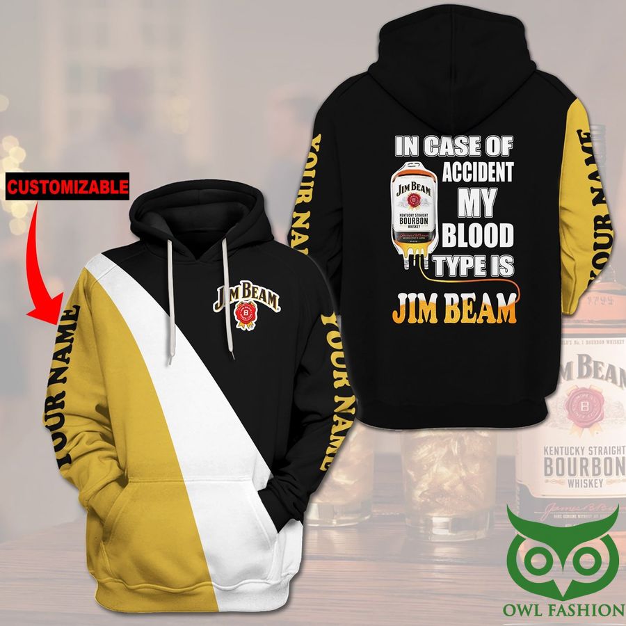 22 Personalized Jim Beam Whiskey Brand Hoodie
