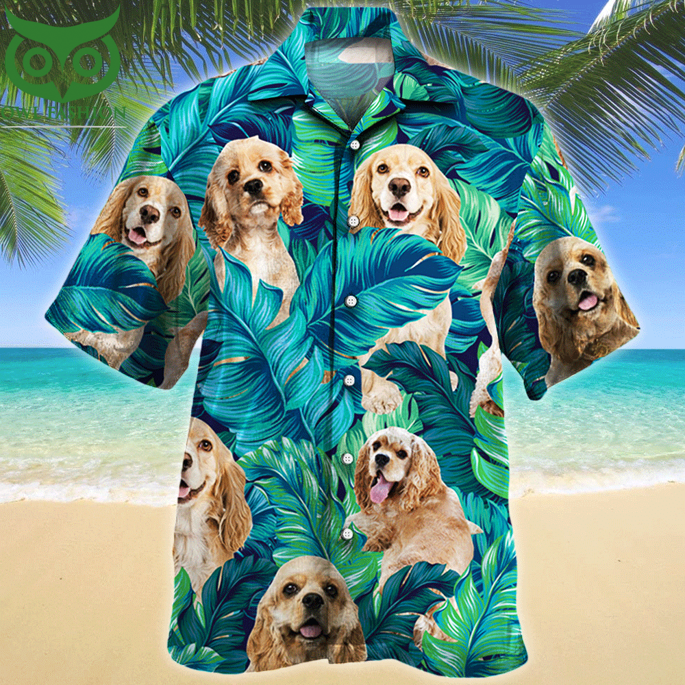American Cocker Spaniel Dog Lovers Gift Hawaii Shirt
