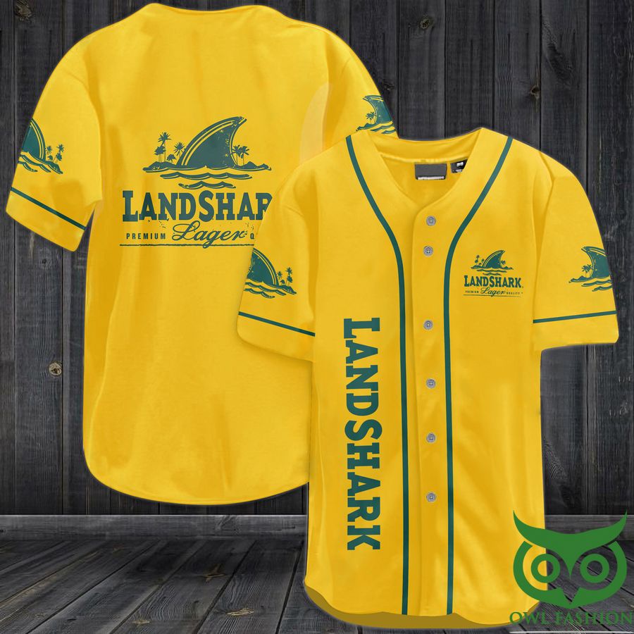 Landshark beer Baseball Jersey Shirt