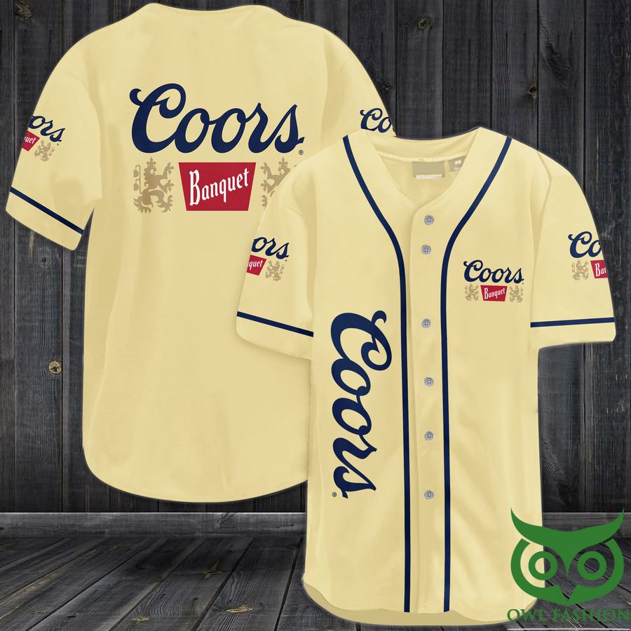 Coors Banquet Baseball Jersey Shirt