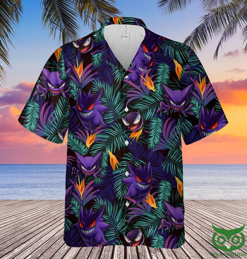 Gengar Evolution Hawaiian Shirt