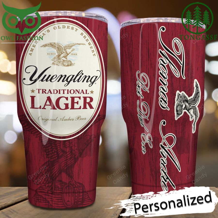Personalized Yuengling Oldest Brewery Red Traditional Tumbler
