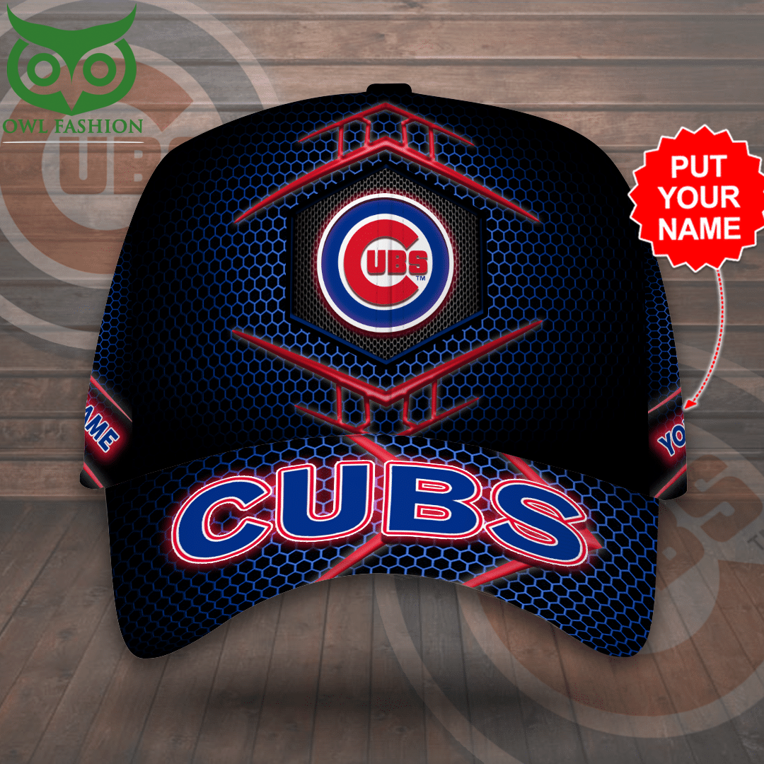 Personalized MLB Chicago Cubs Full Printed Cap