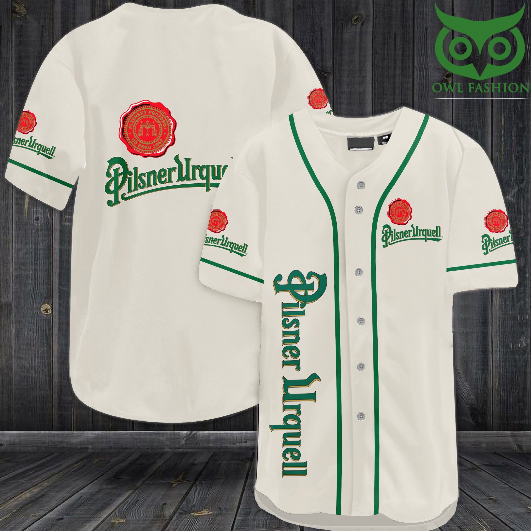 Pilsner Urquell Baseball Jersey Shirt
