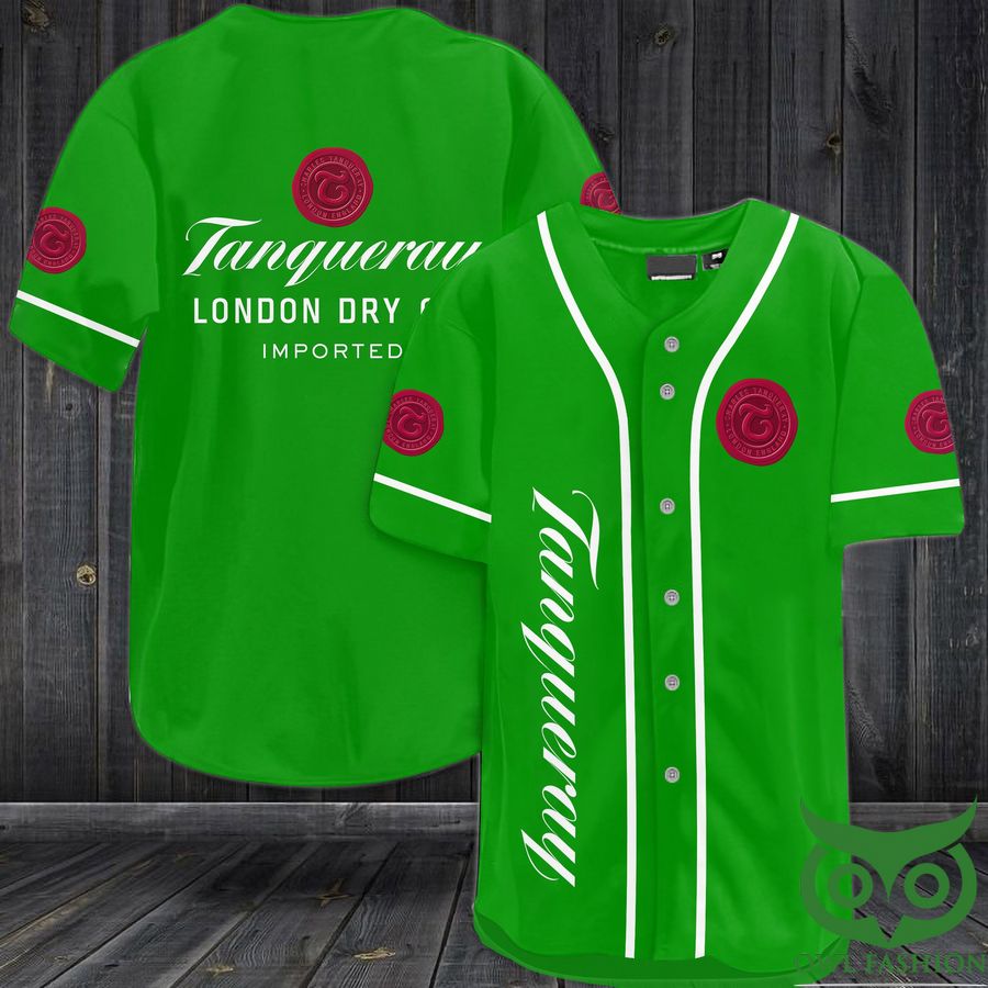 Tanqueray London Dry Gin Baseball Jersey Shirt