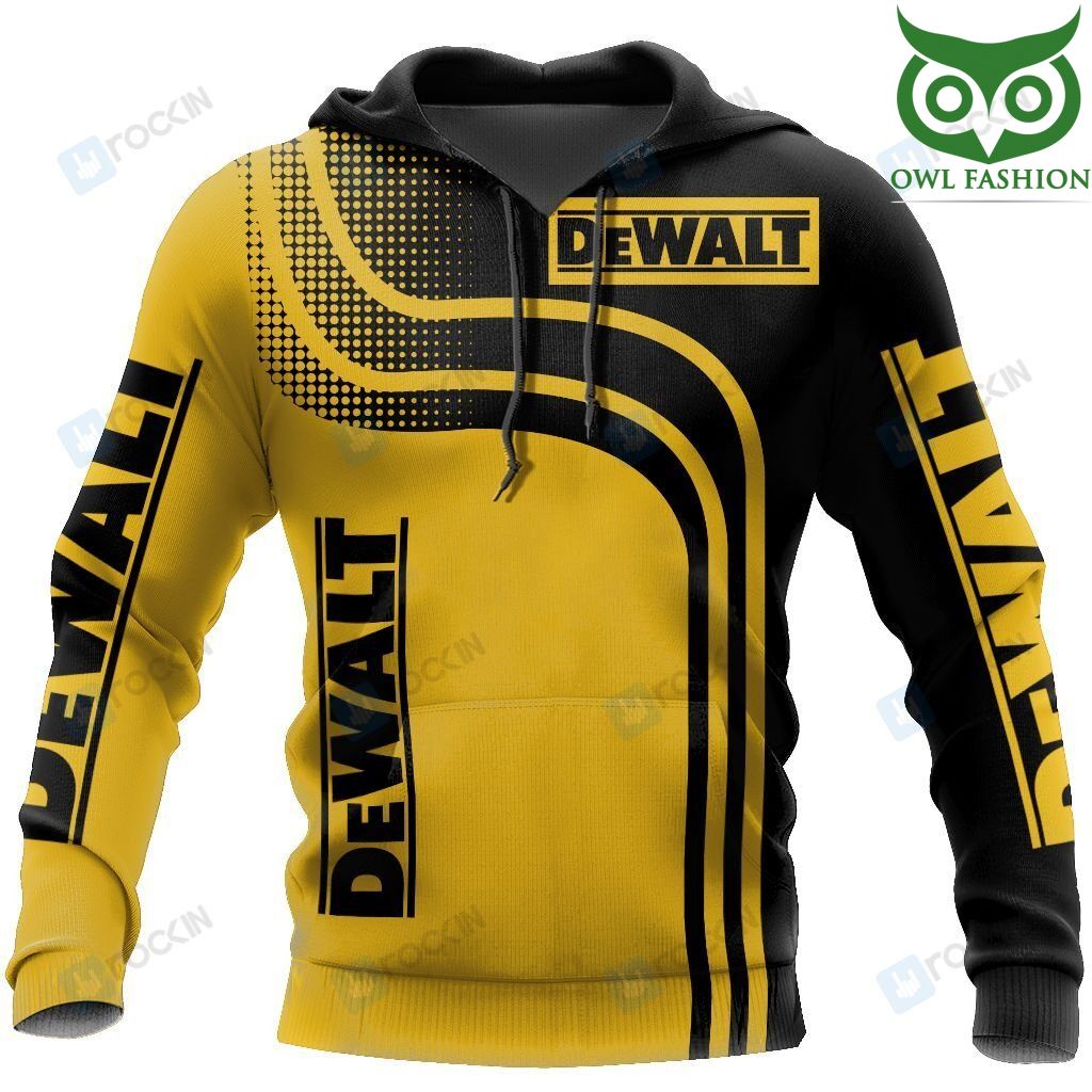 DeWalt New design white and yellow AOP 3D Limited Hoodie sweatshirt