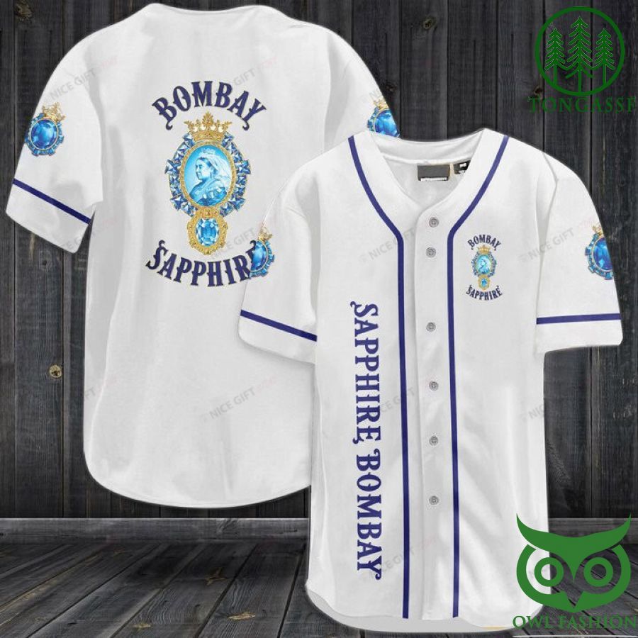 Bombay Sapphire Baseball Jersey Shirt