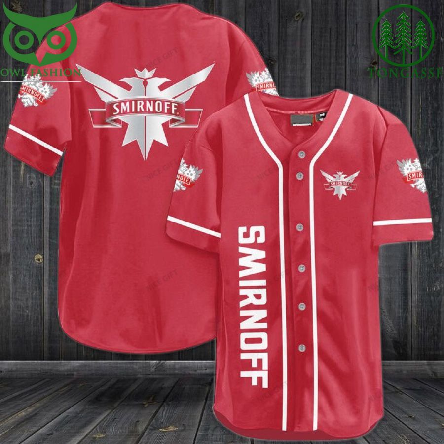 Smirnoff Baseball Jersey Shirt
