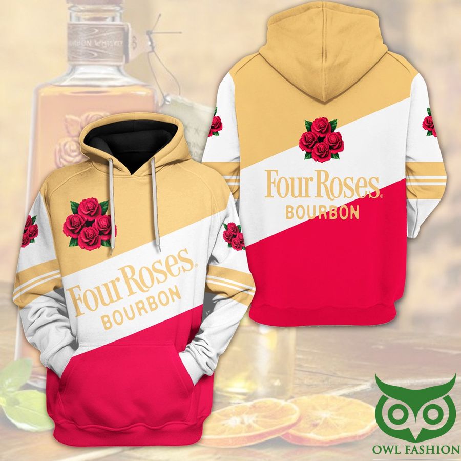 Four Roses Bourbon Red White Yellow Hoodie and Leggings