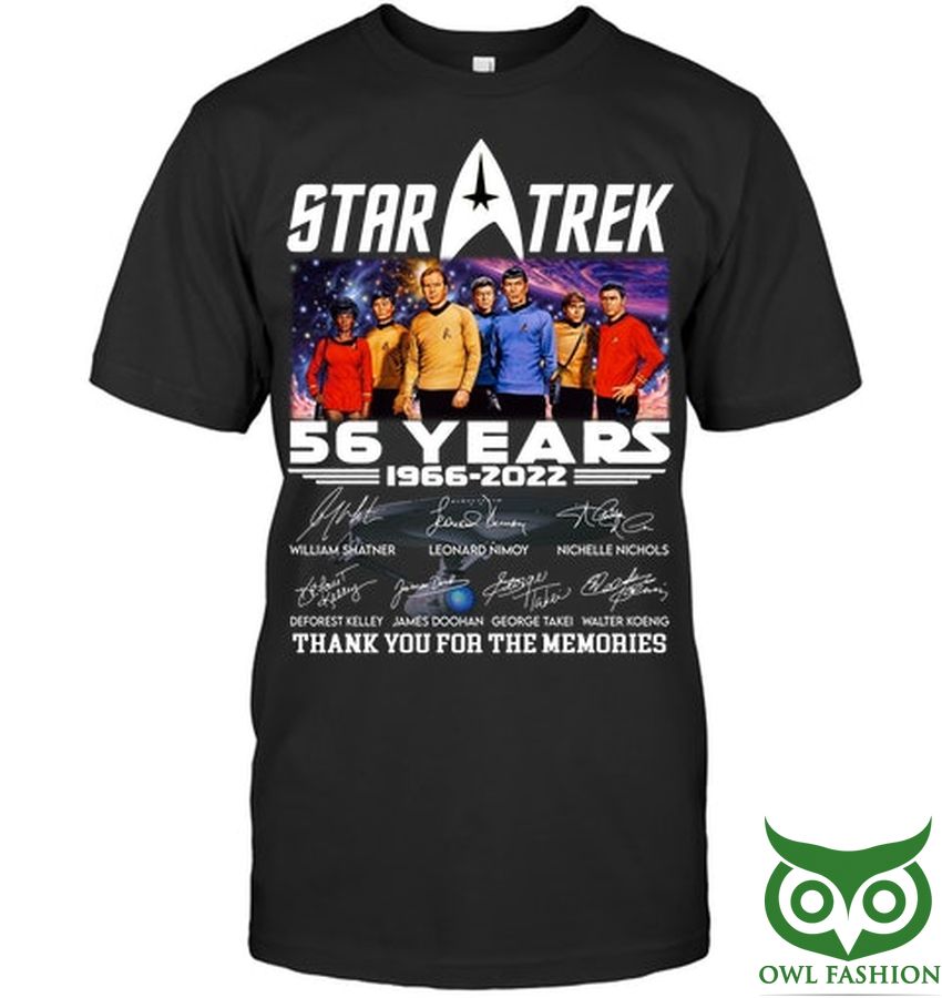 Star Trek 56 year memories 2022 T-shirt