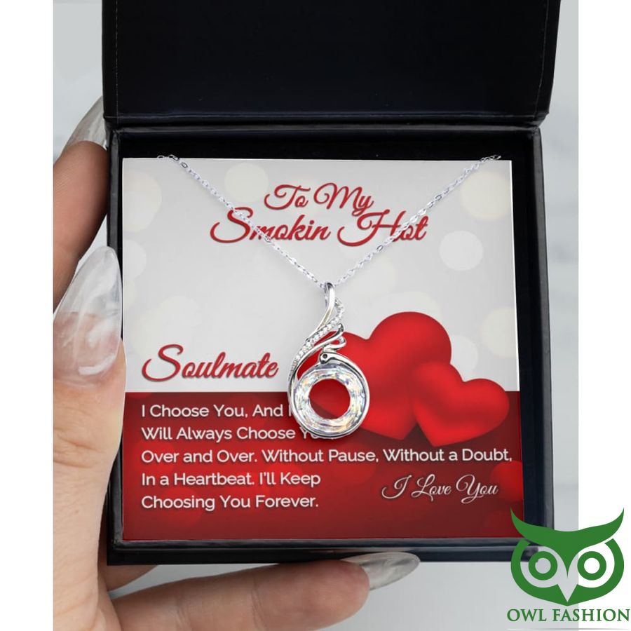 My Smokin Hot Soulmate Sweet Lines Necklace Valentine Gift