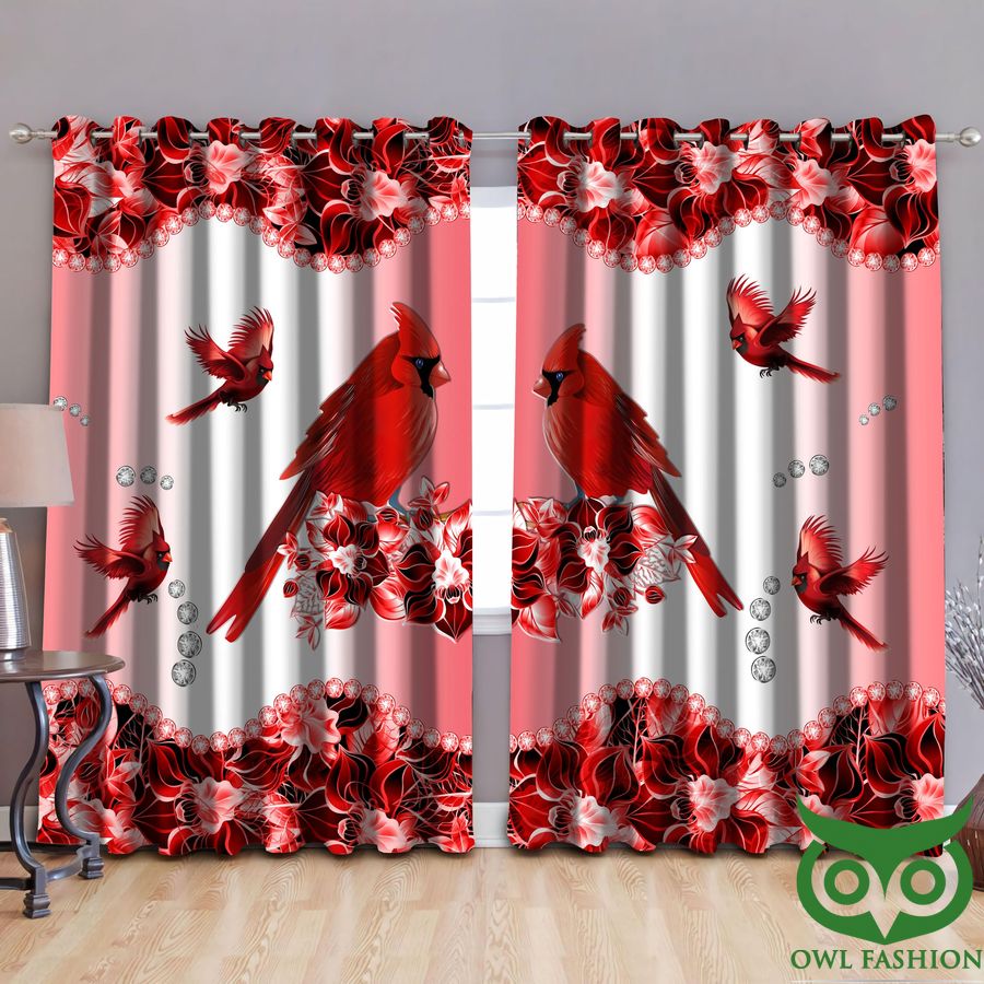 Cardinal 3D All Over Printed Curtain