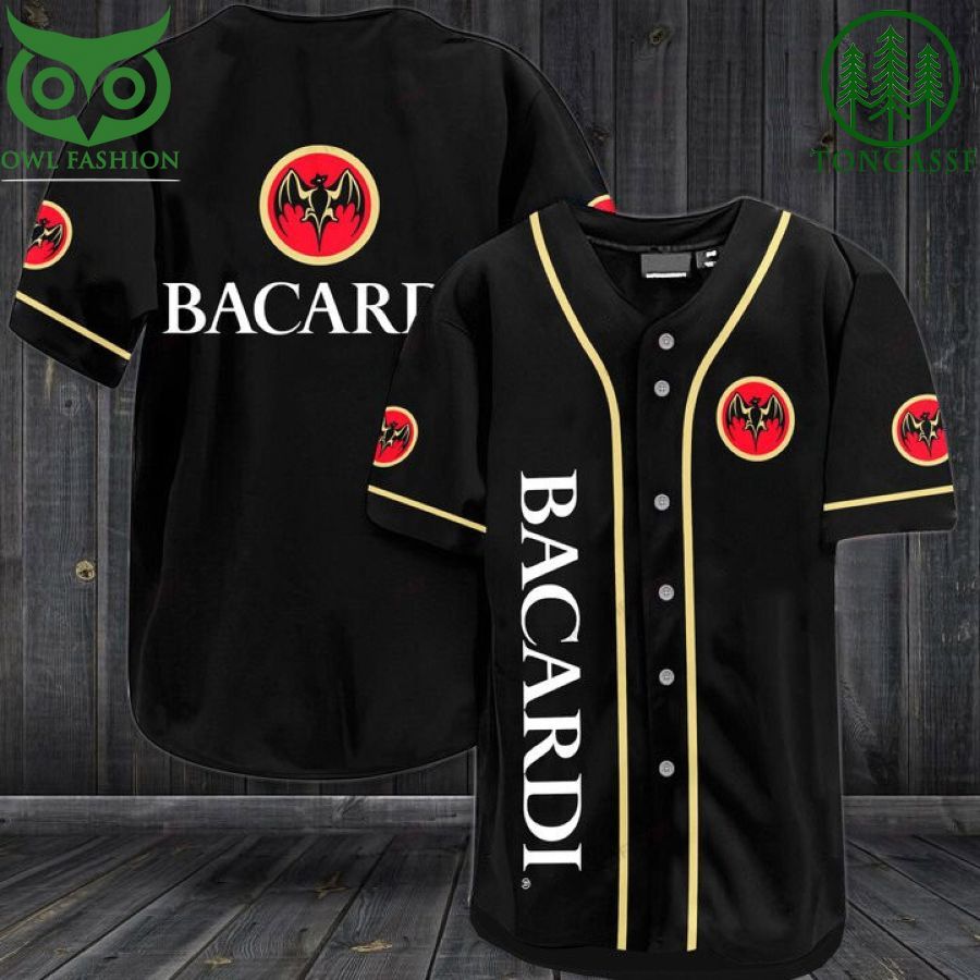Bacardi Baseball Jersey Shirt