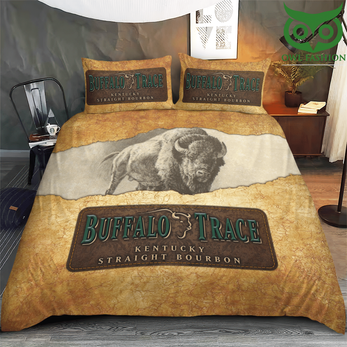 Buffalo Trace Vintage Bedding Set