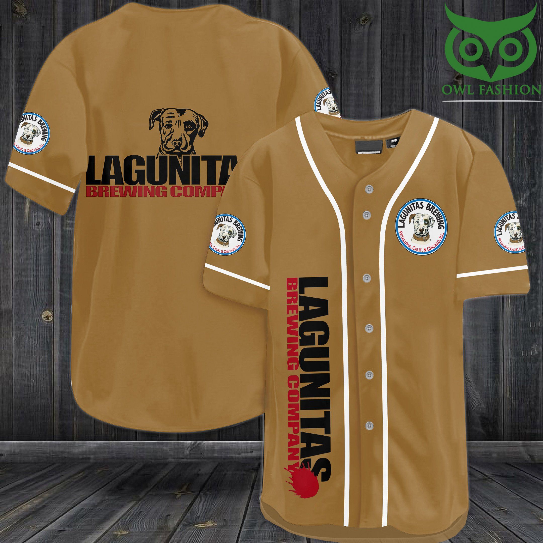 Lagunitas Brewing company Baseball Jersey Shirt