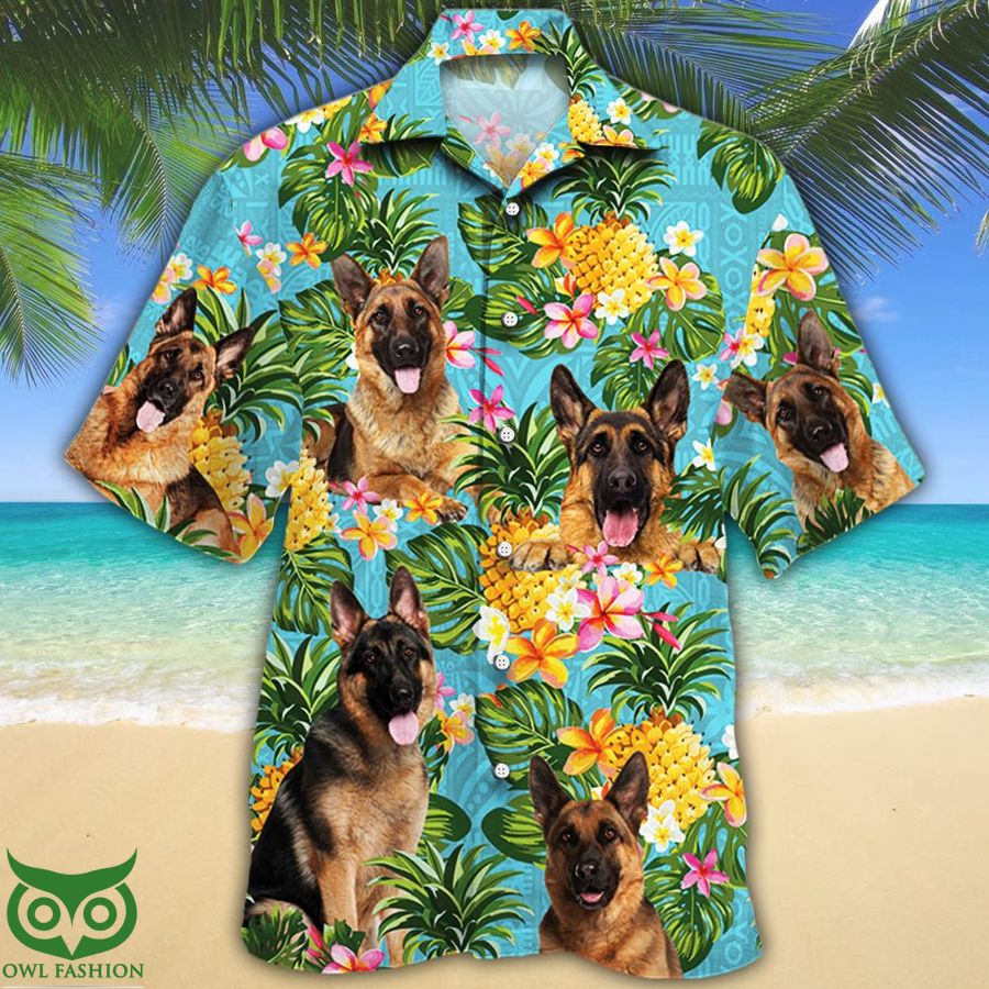 73 German Shepherd Dog Lovers Pineapple Hawaiian Shirt
