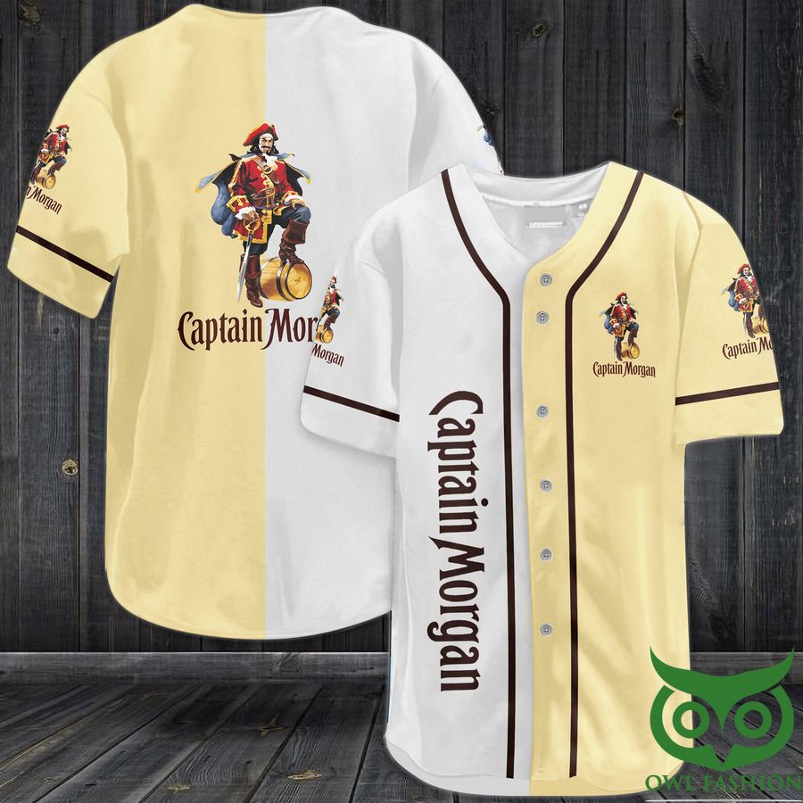 Captain Morgan Rum Baseball Jersey Shirt