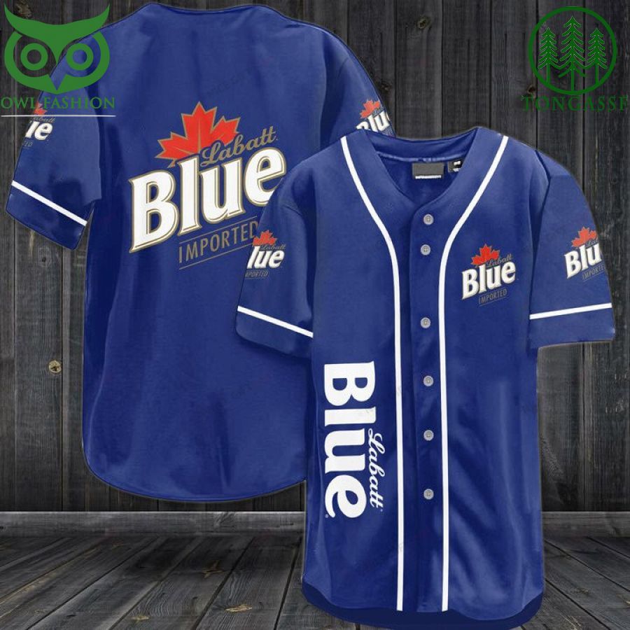 Labatt Blue Baseball Jersey Shirt