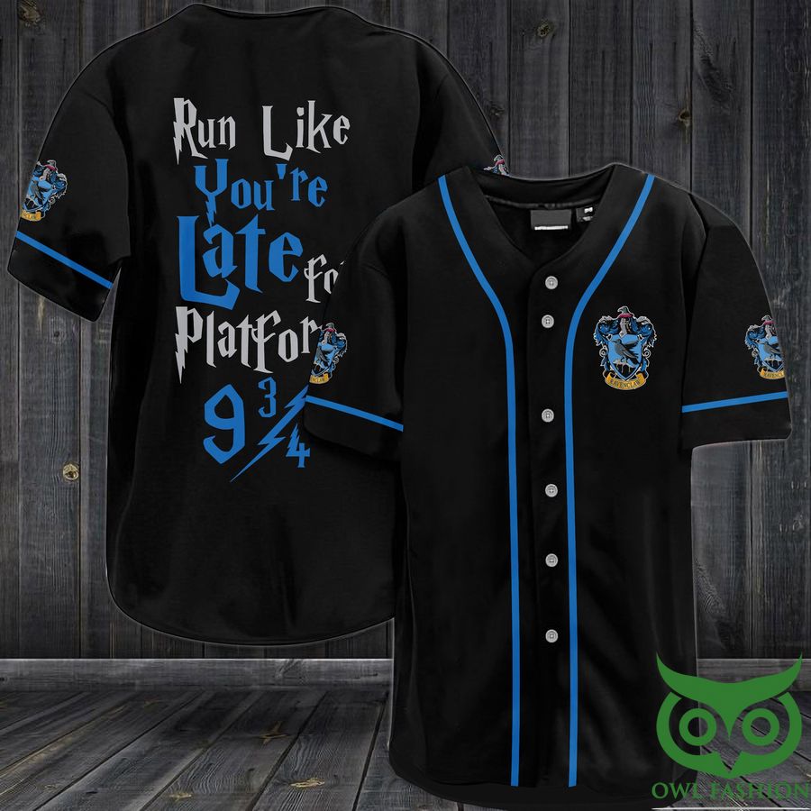 Harry Potter Revenclaw Run for platform 9 3/4 Baseball Jersey Shirt