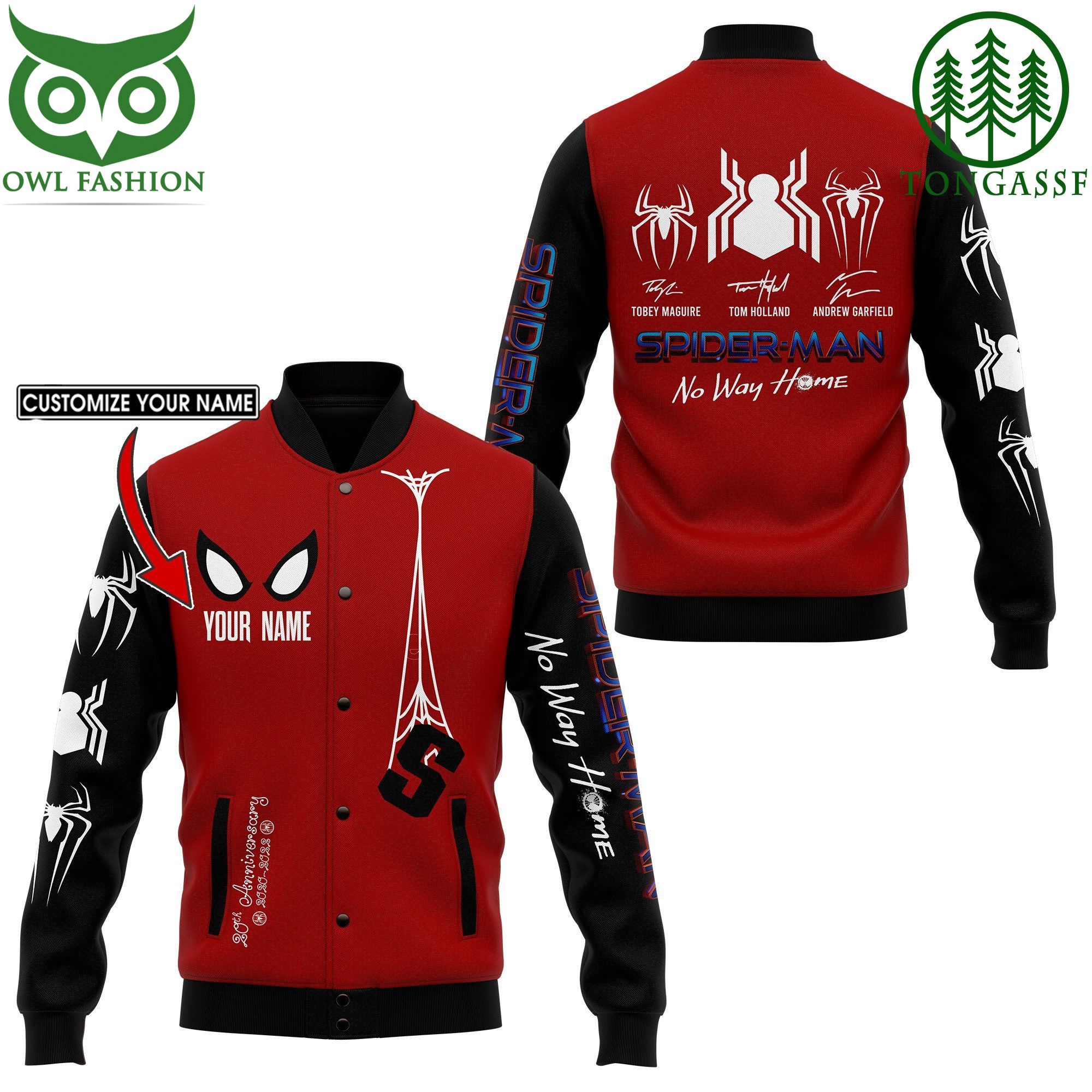 Spiderman No way home personalized bomber jacket