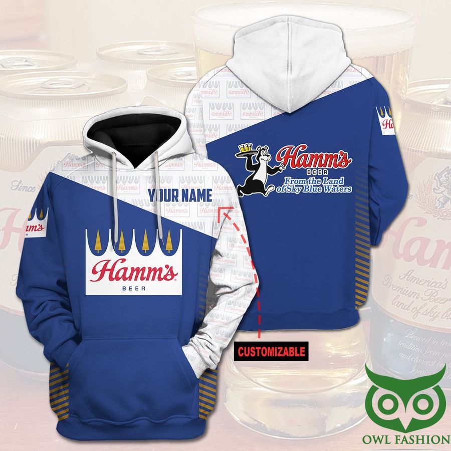 Personalized Hamm's Beer Brand Logo Hoodie