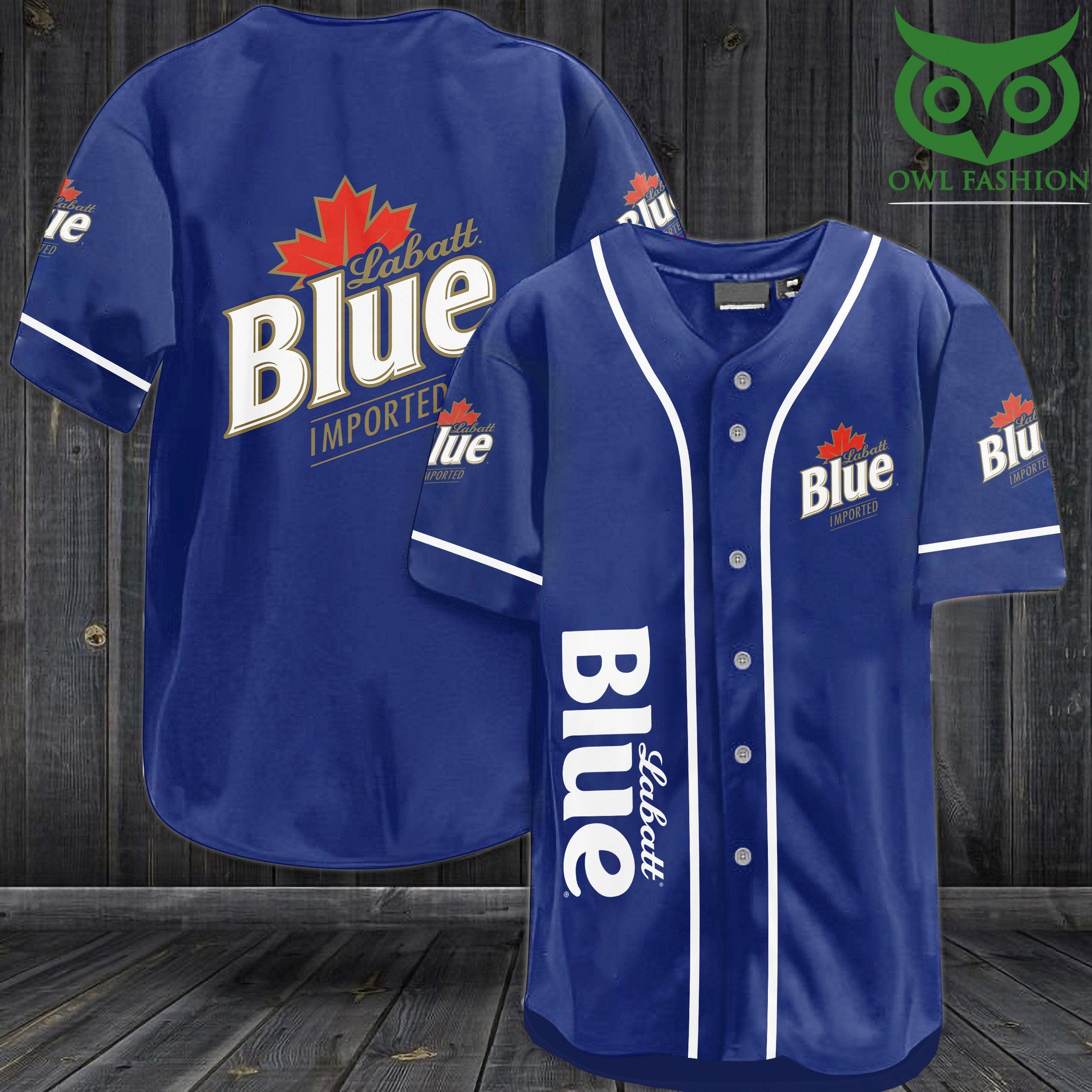 Labatt Blue imporetd Baseball Jersey Shirt 