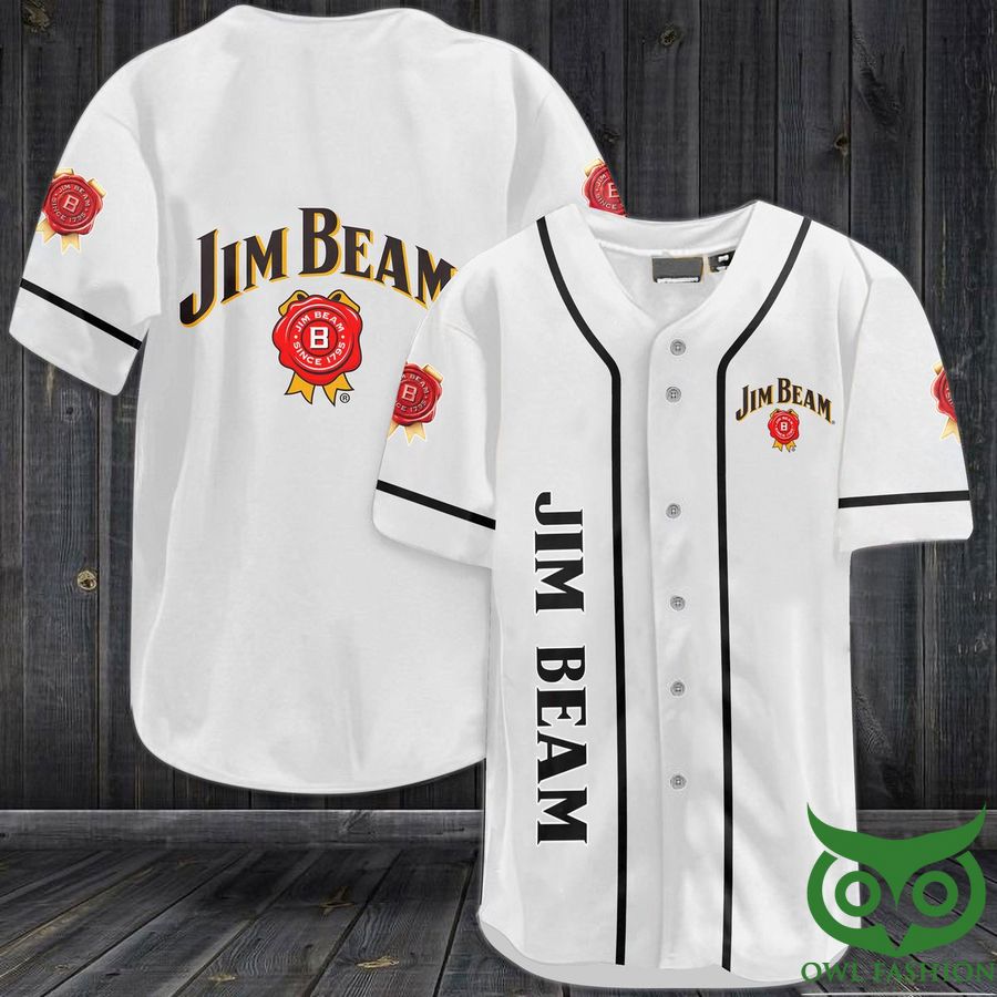 Jim Beam American Whiskey Baseball Jersey Shirt