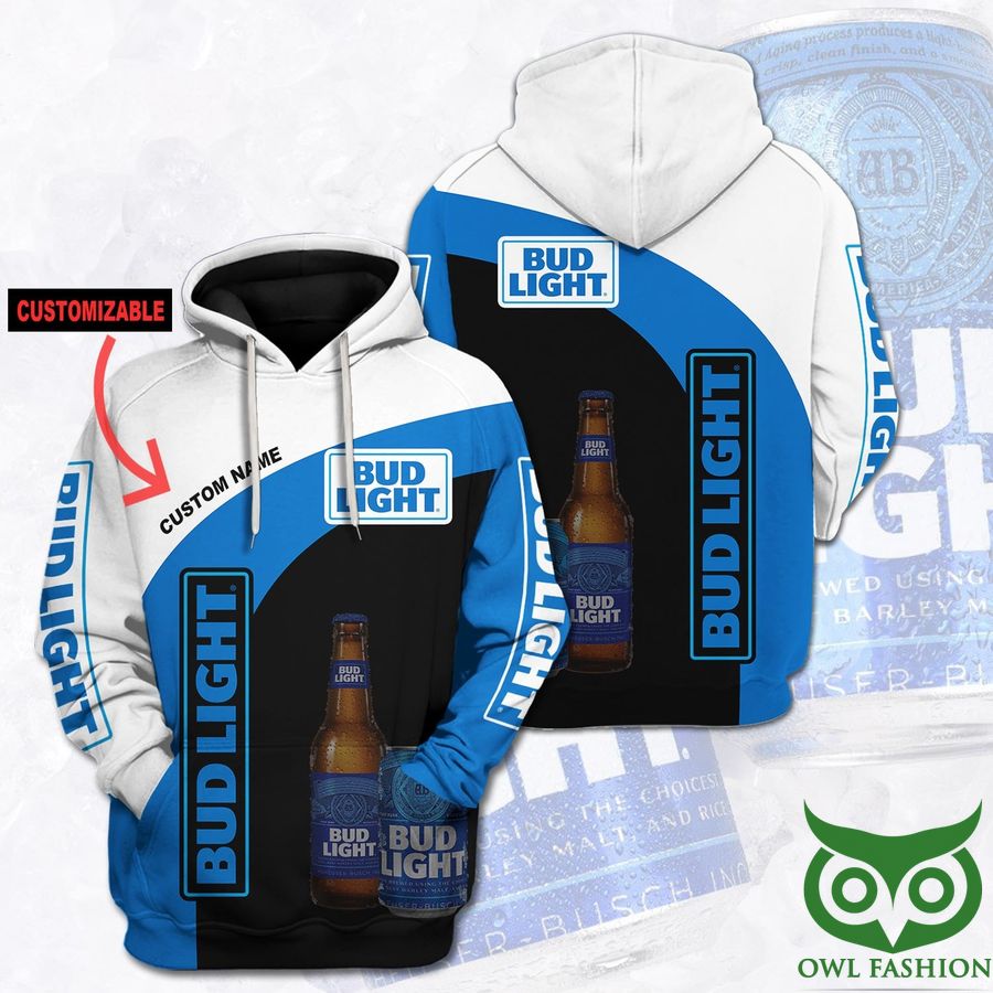 Personalized Bud Light Beer Brand Hoodie