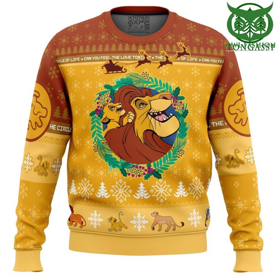 Christmas The Lion King Disney Ugly Christmas Sweater